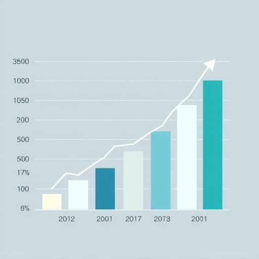 Gr치fico mostrando el crecimiento de una inversi칩n a lo largo del tiempo, con barras representando diferentes tipos de activos